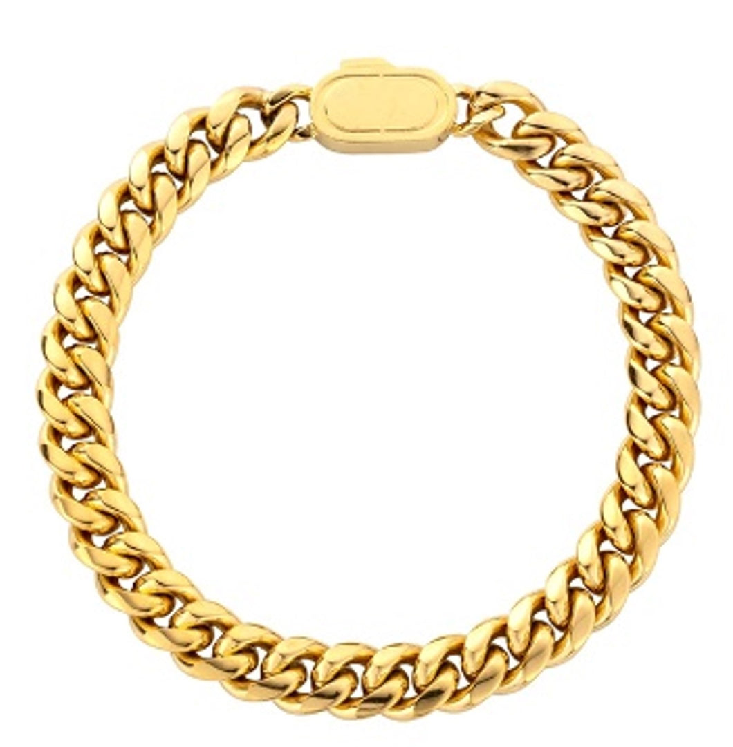 Men's 8mm Curb Chain Bracelet