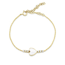 Load image into Gallery viewer, Soothing MOP Heart Bracelet