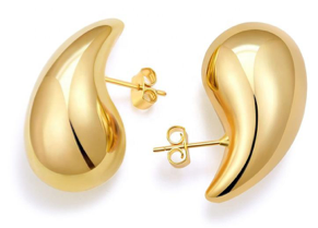 Reflective Teardrop Earring