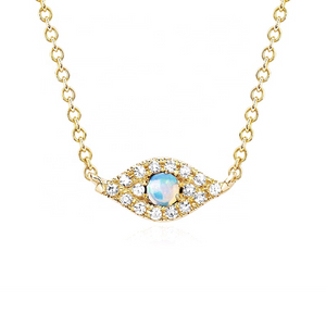 Mini Opal Evil Eye Choker