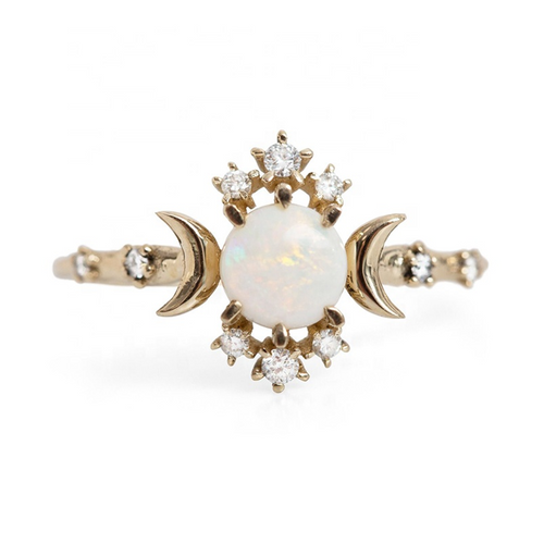 Opal Constellation Ring