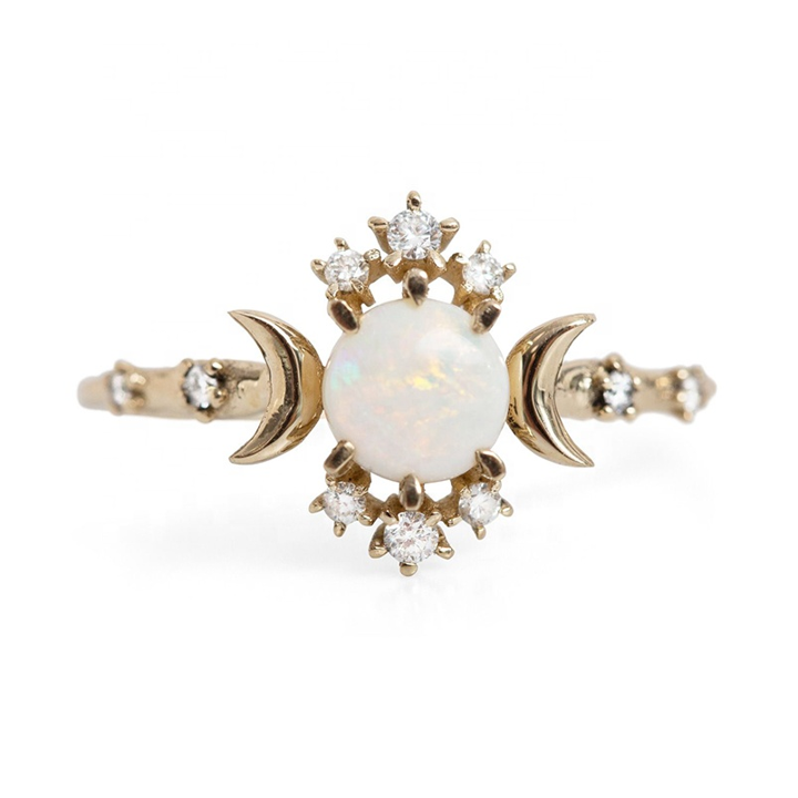 Opal Constellation Ring