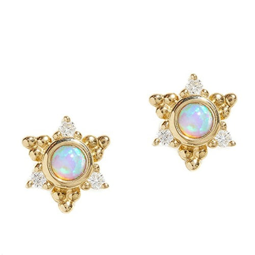 Clarity Opal Sun Stud